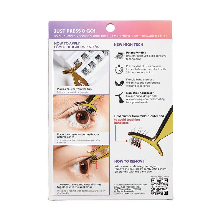 imPRESS Press-On Falsies Eyelash Clusters - Spiky