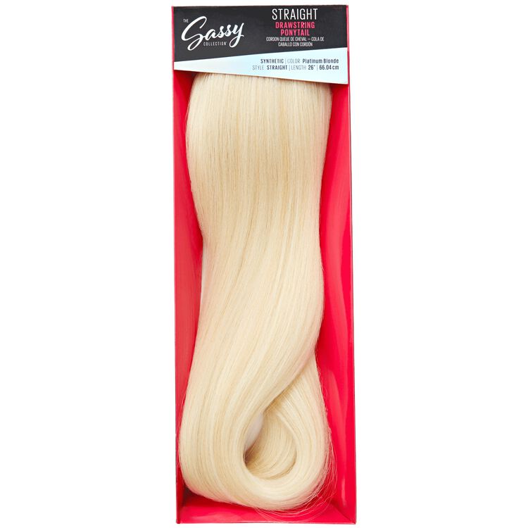 Sassy Straight 26 Inch Drawstring Ponytail