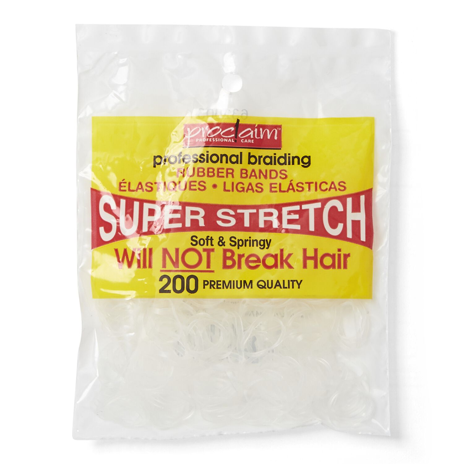 Proclaim Rubber Bands Clear 200 Count