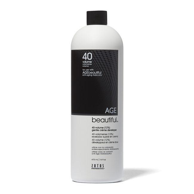 Age Beautiful 40 Volume Gentle Creme Developer 16 oz. Developer Sally Beauty