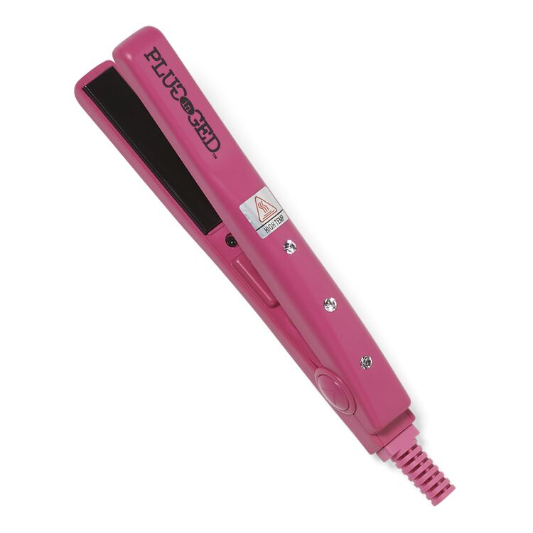 Plugged In Pink Travel Diamond Flat Iron