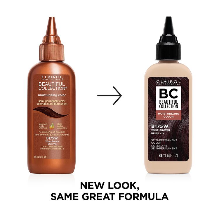 B175W Wine Brown Semi Permanent Moisturizing Hair Color