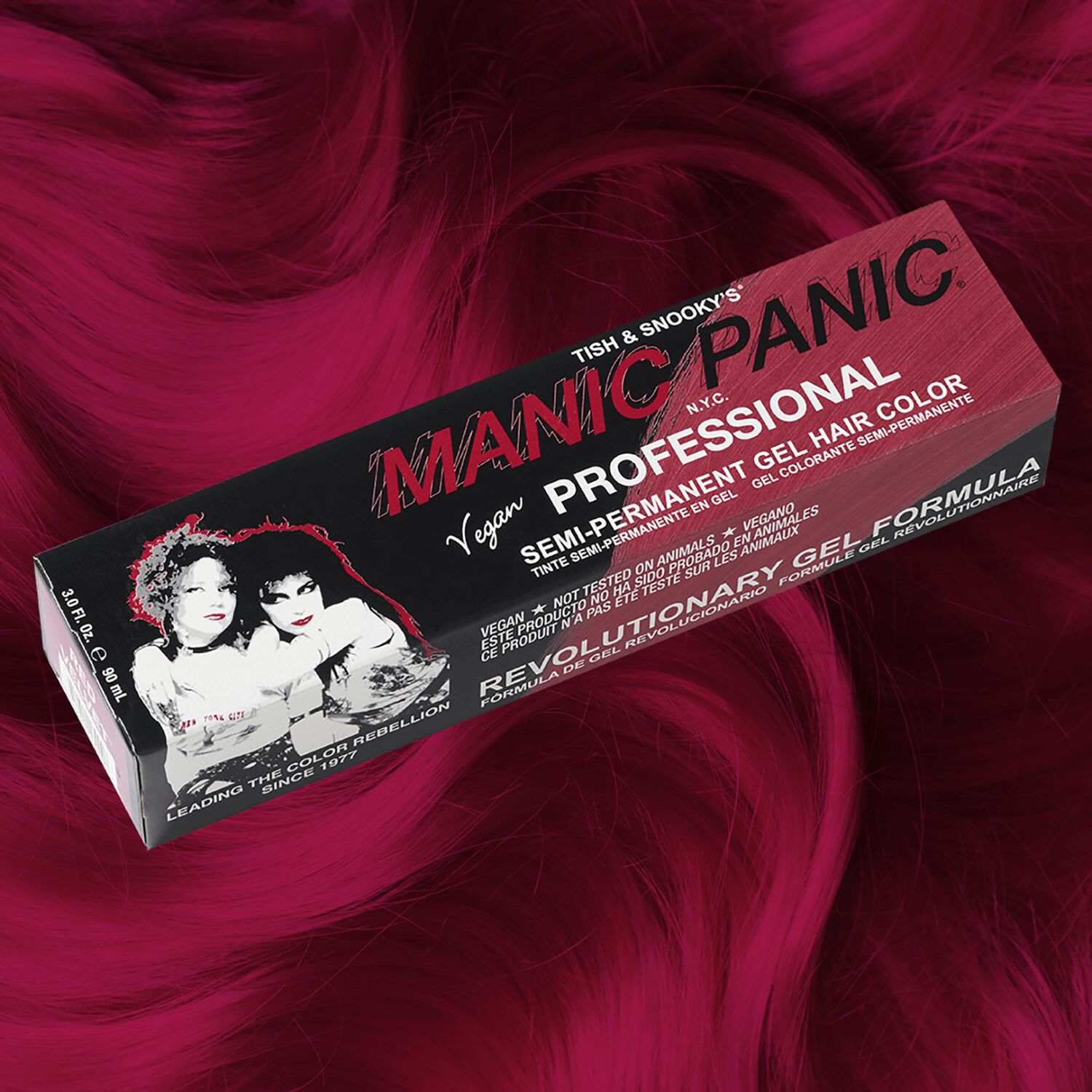 Manic Panic Reed Manic Panic Red Velvet Pro Semi-Permanent Gel Hair Color | Sally Beauty