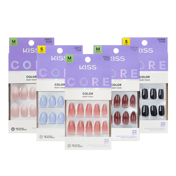 Core Color Press On Nails