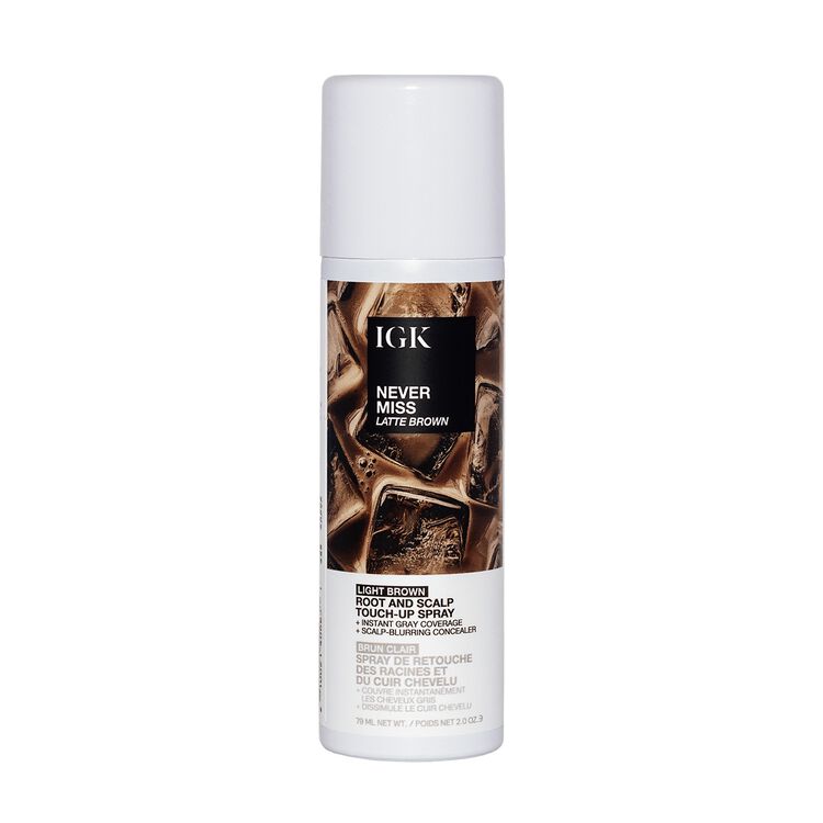 Latte Brown Never Miss Root Touch Up Spray