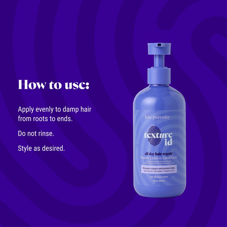 Low Porosity Vitamin Leave-in Conditioner