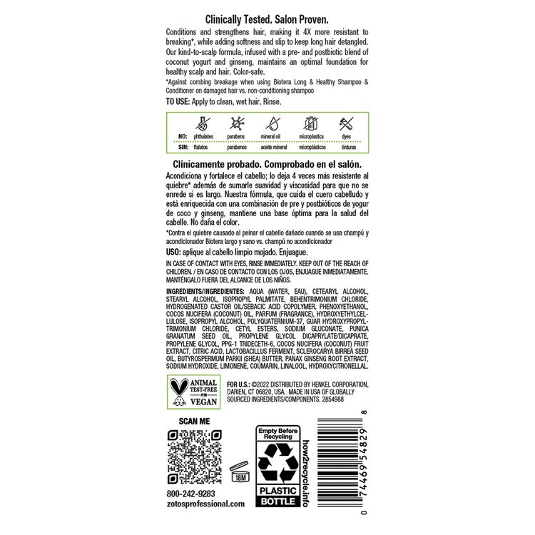 Long & Healthy Conditioner 15.2 fl oz