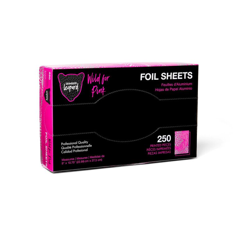 Wild For Pink Full Size Pattern Foil Sheets 9x10.75" 250 ct