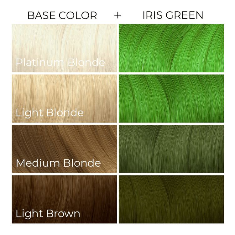 Iris Green Semi Permanent Hair Color 8 oz.