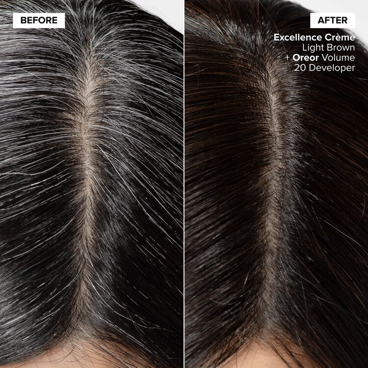 6.1 Light Ash Brown Permanent Creme Hair Color