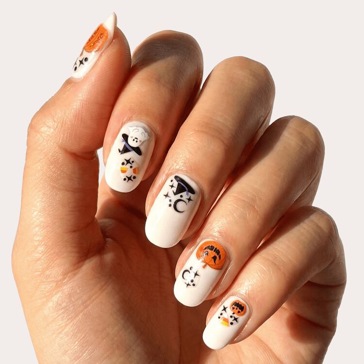 Magic Pick Pumpkin Pickin' Nail Art Stickers