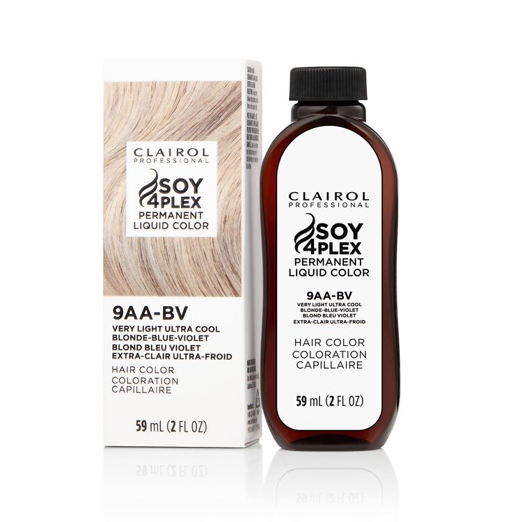 9AA-BV Very Light Ultra Blonde-Blue-Violet Permanent Liquid Hair Color