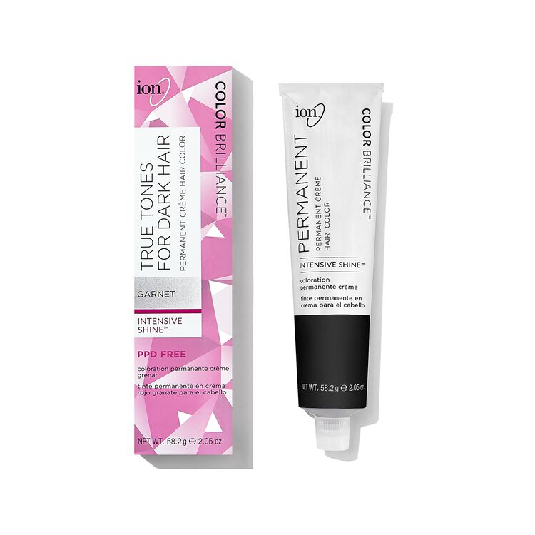True Tones for Dark Hair Permanent Crème Hair Color Garnet