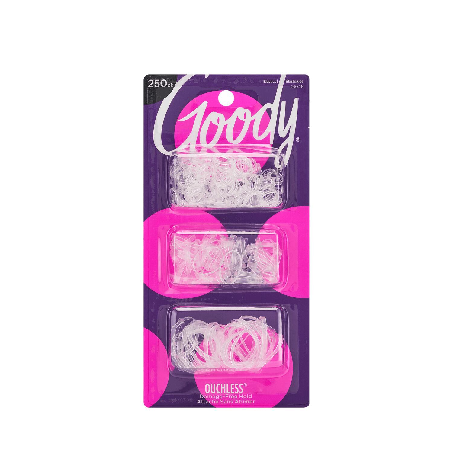 Goody Rubber Bands for Fine Hair 250 Count Elastics Sally Beauty