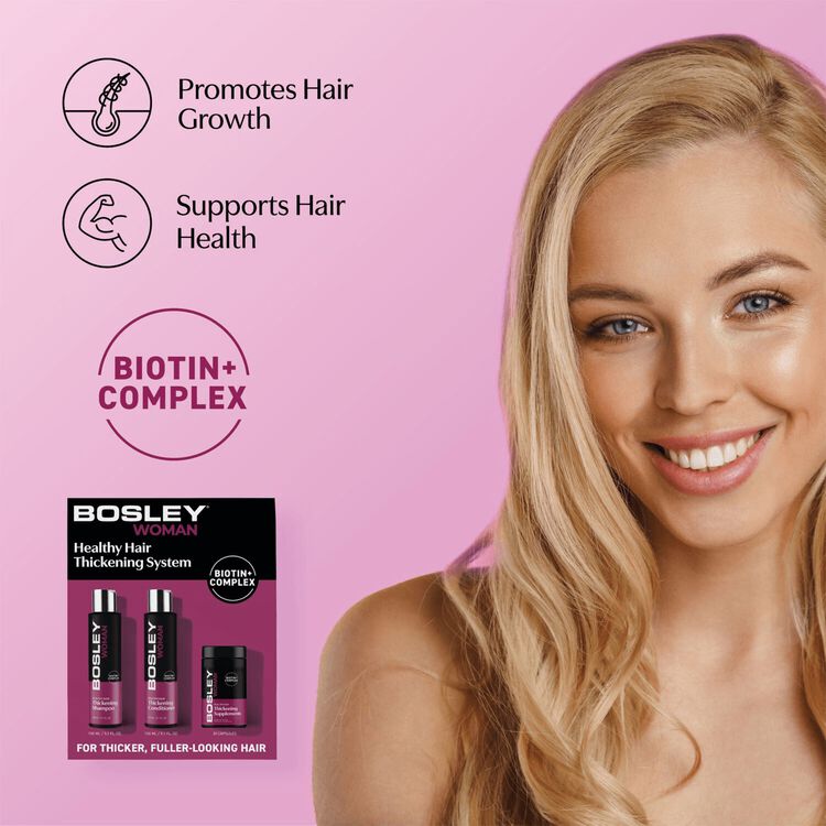 Women's Healthy Hair Thickening System