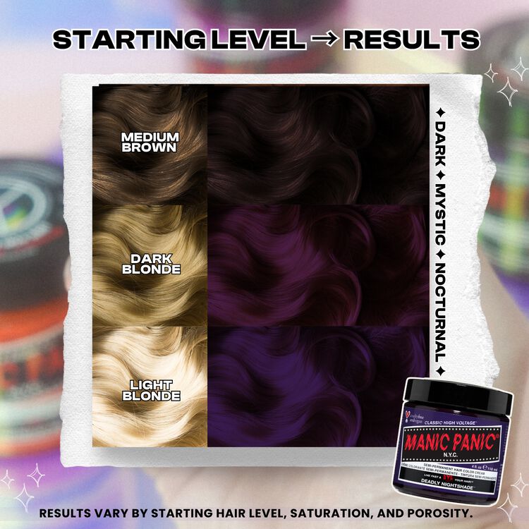 Deadly Nightshade Semi Permanent Cream Hair Color