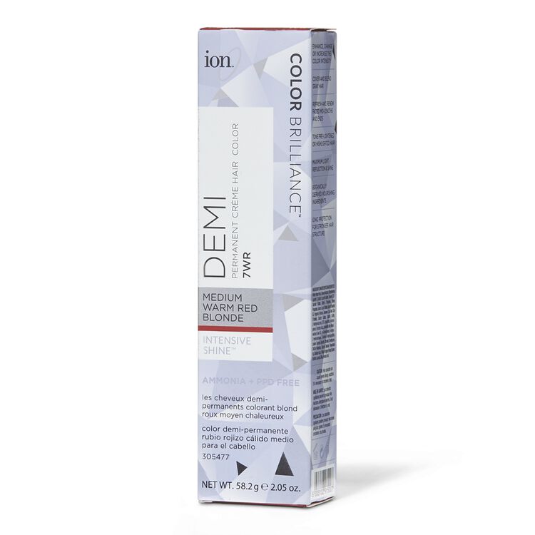 Medium Warm Red Blonde Ion Color Brilliance Demi Permanent Creme