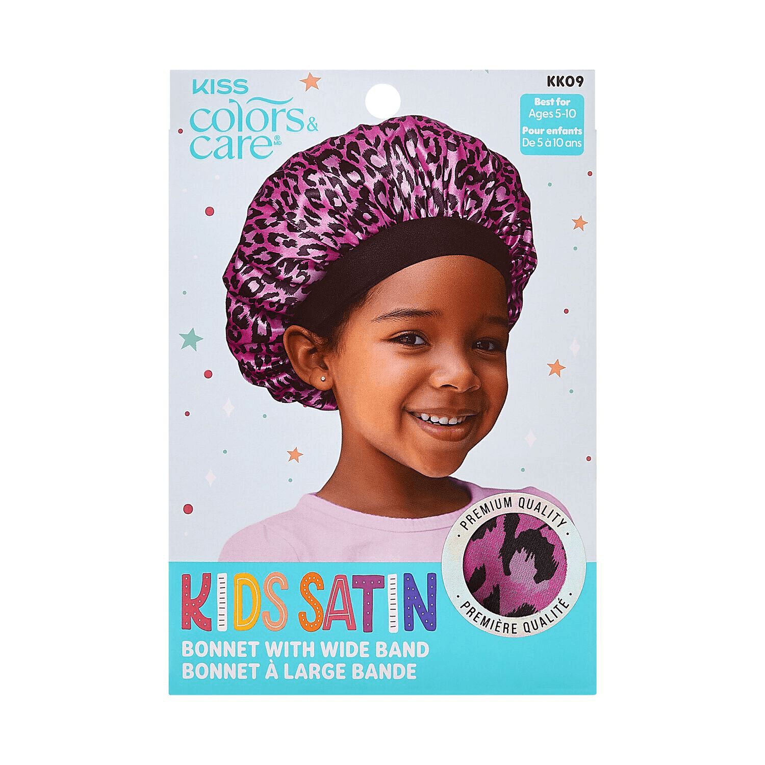 KISS Kids Leopard Satin Hair Cap Sally Beauty