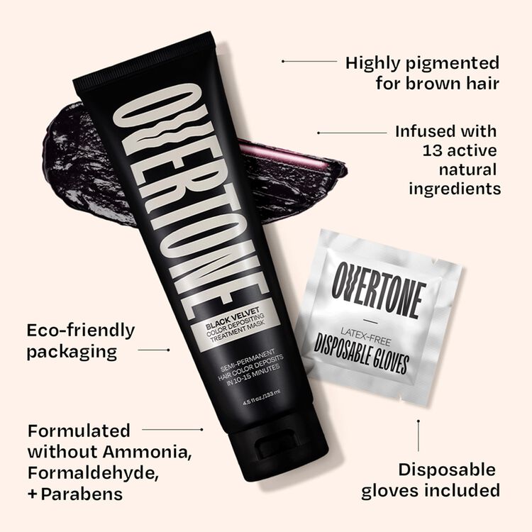 Color Depositing Treatment Mask Black Velvet