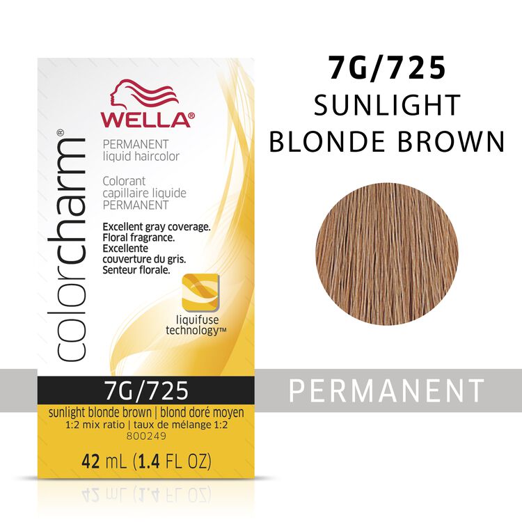 Sunlight Blonde Brown colorcharm Liquid Permanent Hair Color