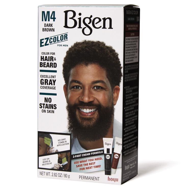 Men's EZ Permanent Hair Color M4 Dark Brown