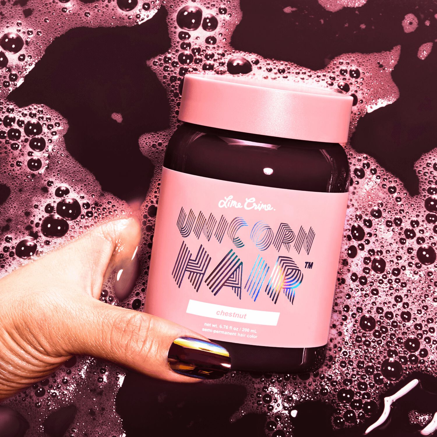 Unicorn Hair Chestnut Semi-Permanent Full Coverage Hair Color | Sally