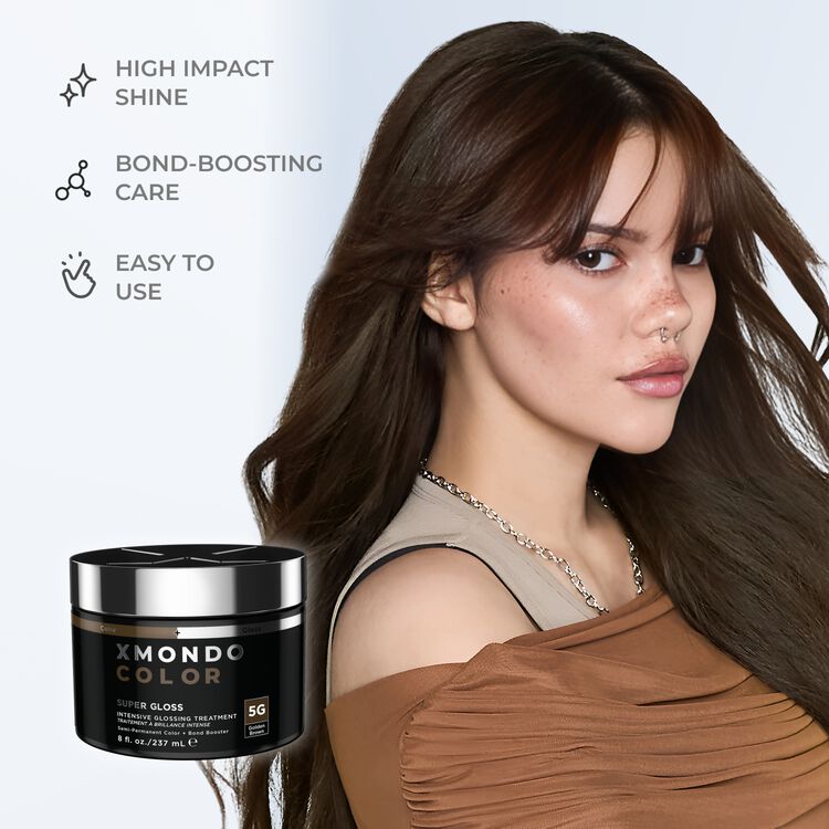 5G Golden Brown Super Gloss Intensive Glossing Treatment