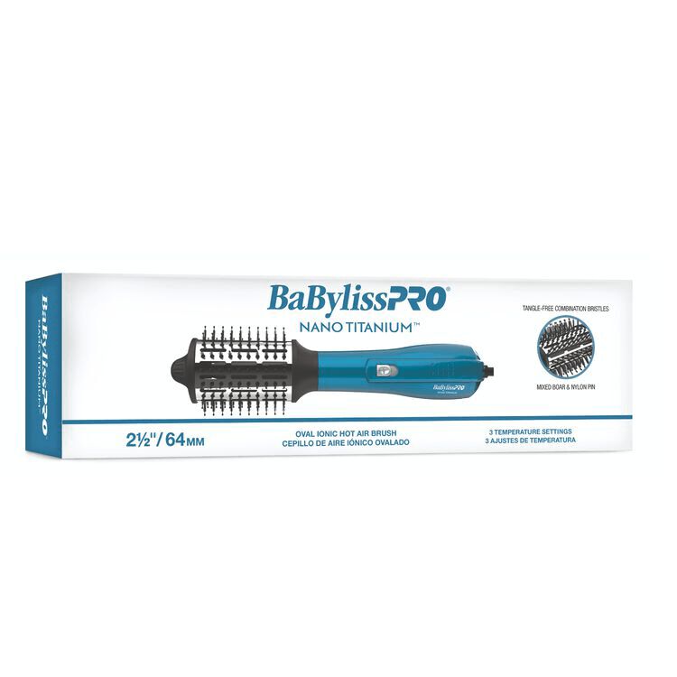 2.5" Oval Ionic Hot Air Brush