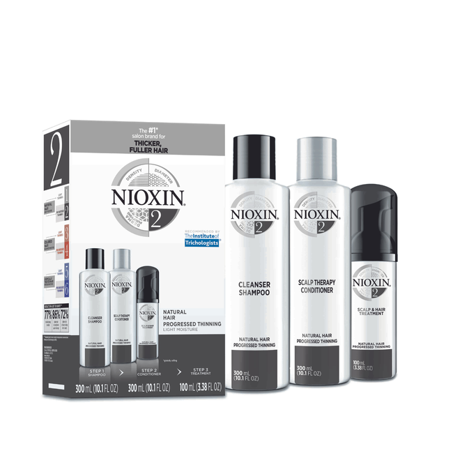 System 2 Kit For Natural Thinning Hair By Nioxin Sally Beauty