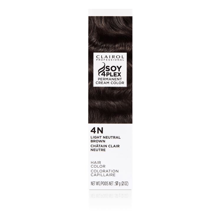 4N Light Neutral Brown Permanent Cream Hair Color