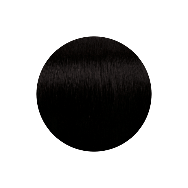 Barely Xtensions Ultra Seamless ClipIn 1B Black Remy Hair