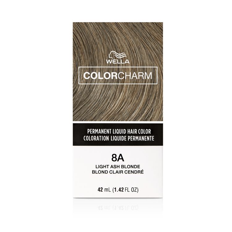 8A Light Ash Blonde Permanent Liquid Hair Color