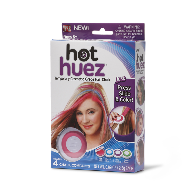 Allstar Temporary Hair Chalk Kit By Hot Huez Temporary Hair