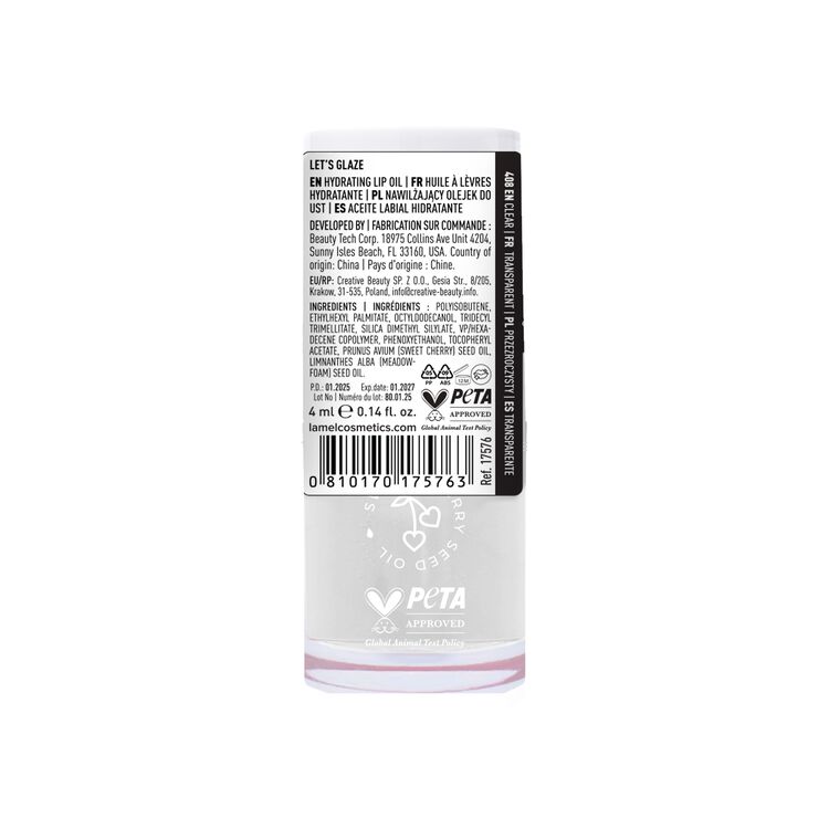Hydrating Lip Oil Let's Glaze Clear