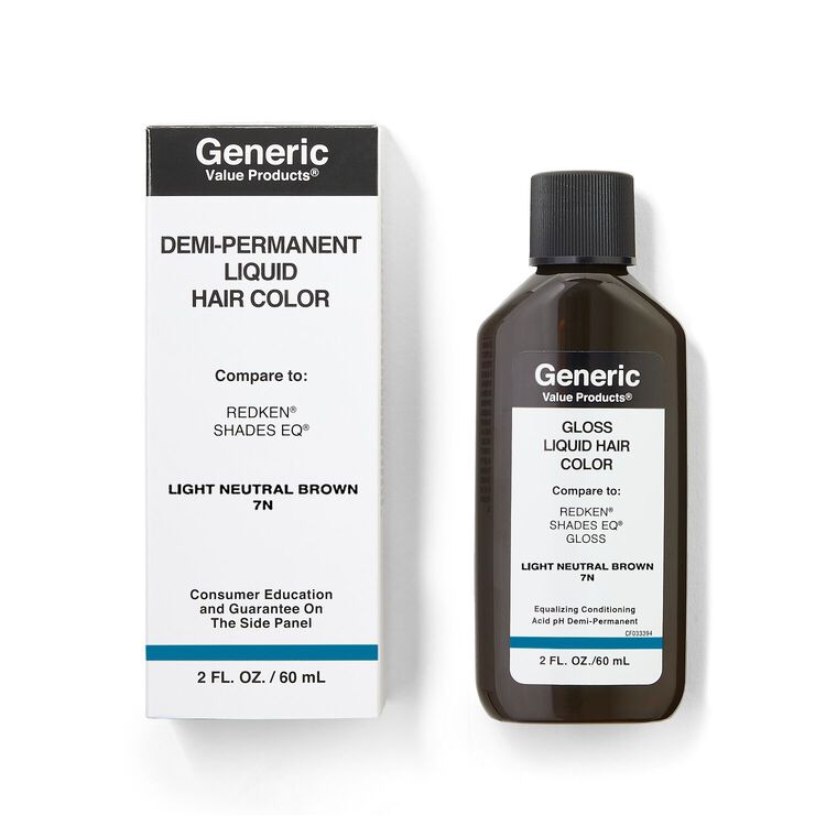 Generic Value Product 7N Light Neutral Brown DemiPermanent Gloss