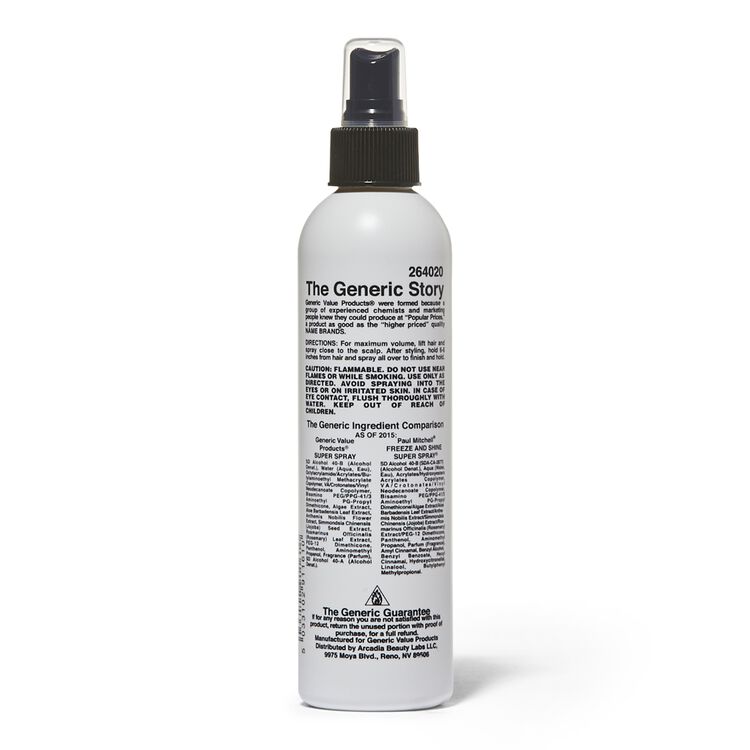 Gvp Super Spray Compare To Paul Mitchell Freeze And Shine Super Spray