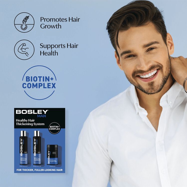 Men's Healthy Hair Thickening System