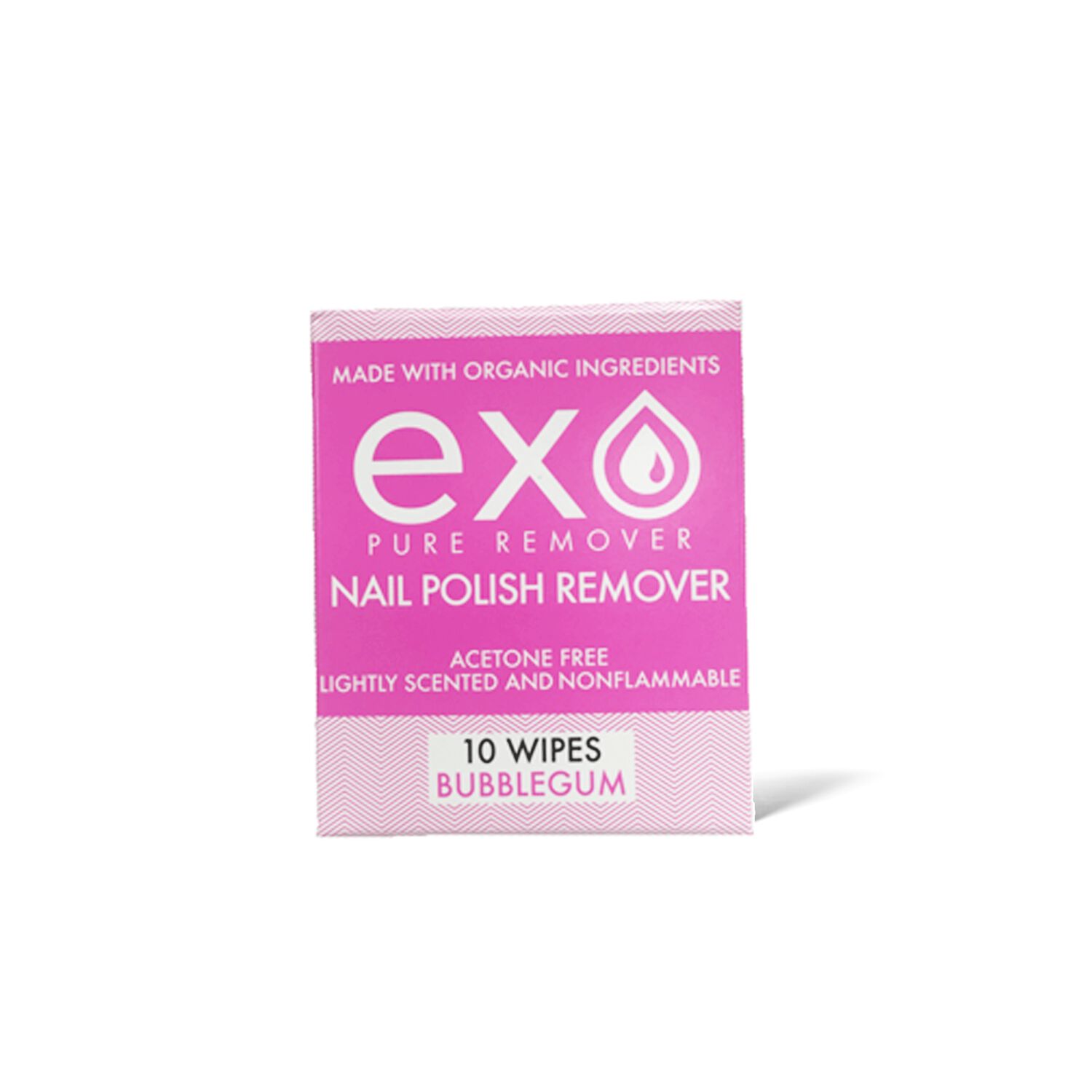 EXO Supply Bubblegum Pure Nail Polish Remover Wipes Nail Color Remover & Thinner Sally Beauty