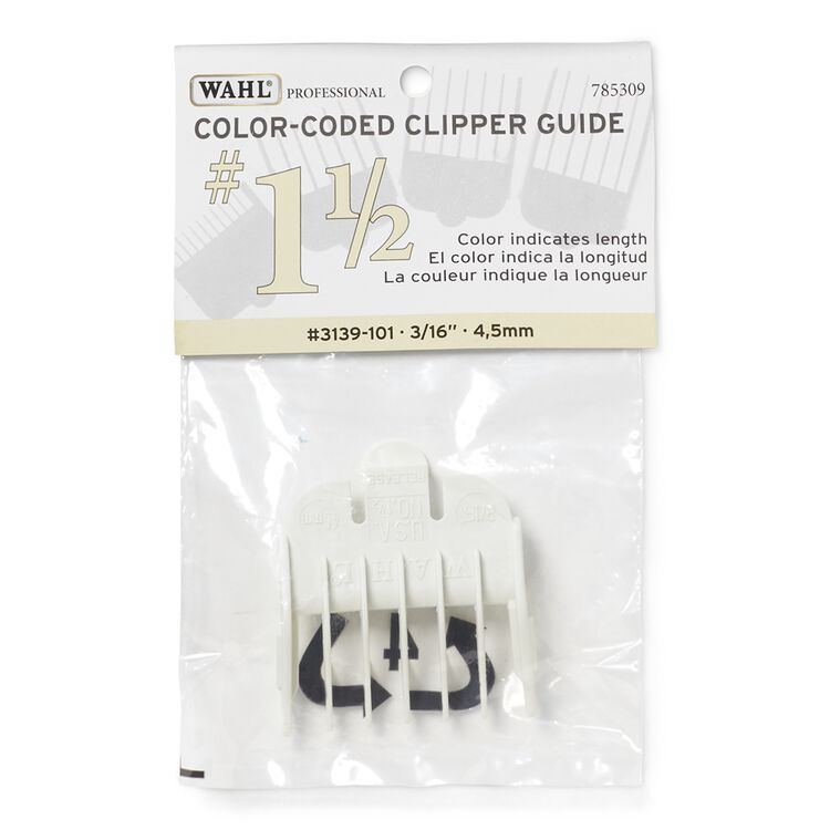 1 1 2 Color Coded Clipper Guide 3 16 In By Wahl Hair Clipper