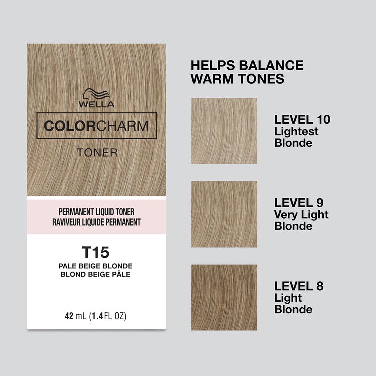 Pale Beige Blonde Permanent Liquid Toner