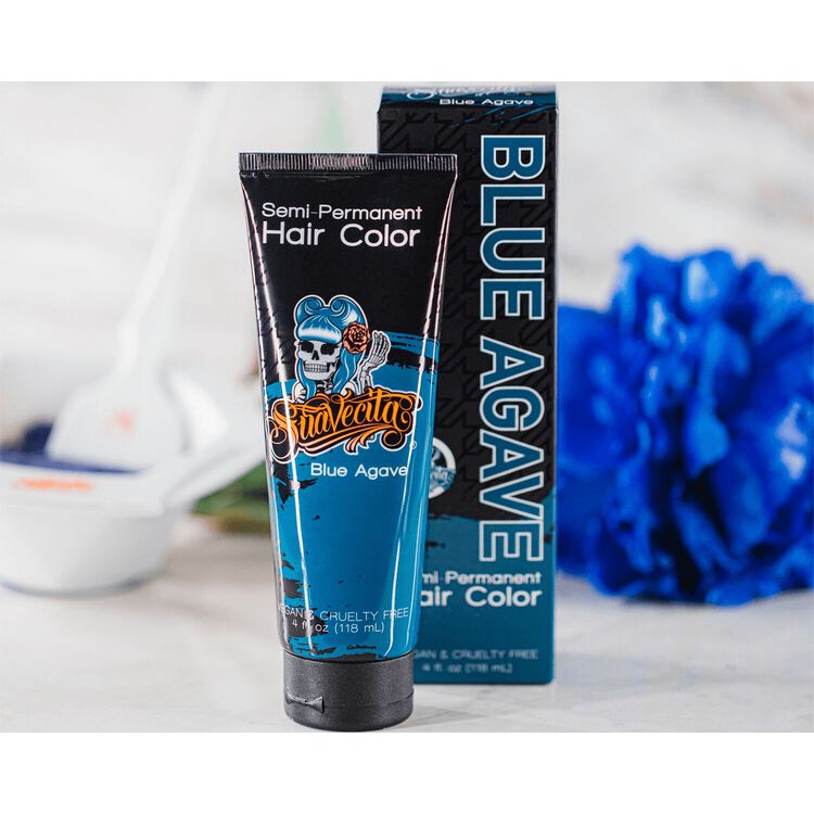 Semi-Permanent Hair Color Blue Agave
