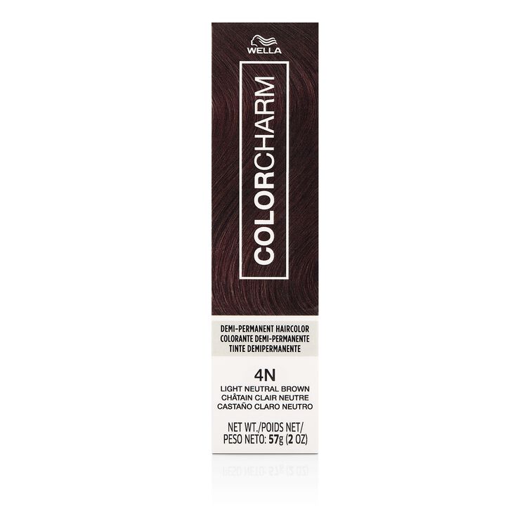 4N Light Neutral Brown Demi Permanent Cream Hair Color
