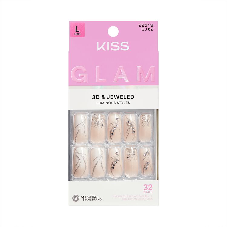 Glam Jeweled Press On Nails - Wrapped in Beauty
