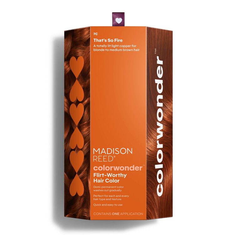 ColorWonder Demi-Permanent Hair Color Kit 7C That's So Fire