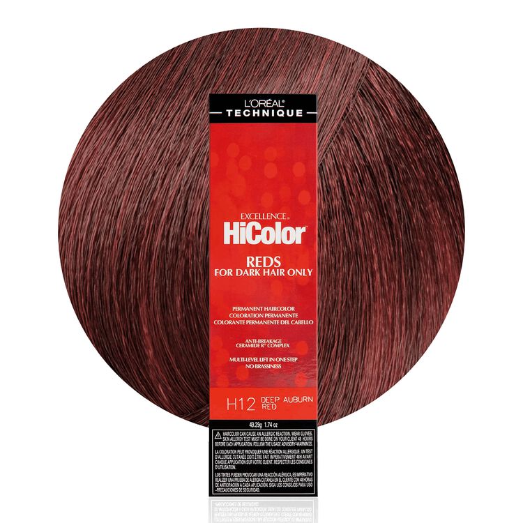 Deep Auburn Red Permanent Creme Hair Color