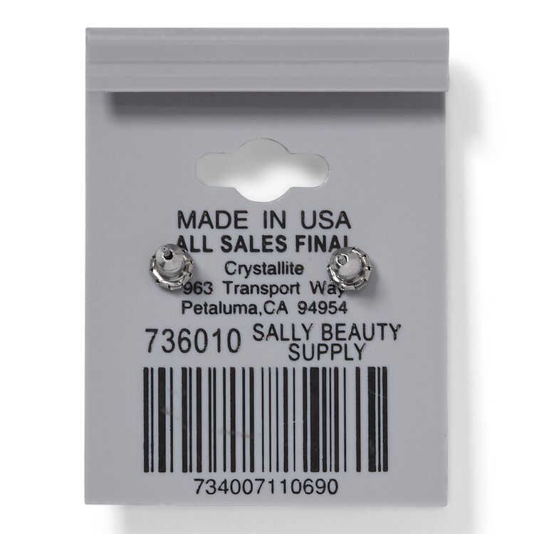 Destine Aurora Borealis Cube Earrings