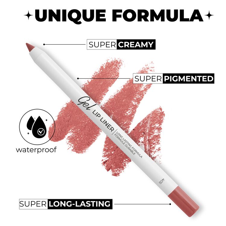 Long Lasting Gel Lip Liner Tea Rose