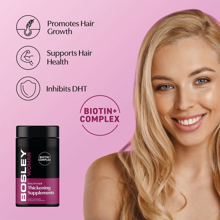 Women's Healthy Hair Thickening Supplements