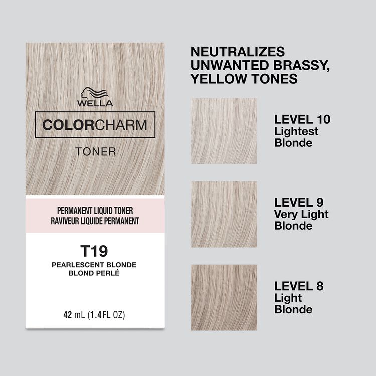 Pearlescent Blonde Permanent Liquid Toner