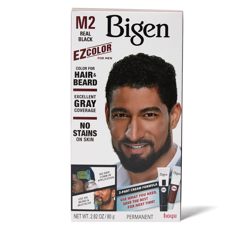 Bigen Men's EZ Permanent Hair Color M2 Real Black | Permanent Hair Color |  Sally Beauty